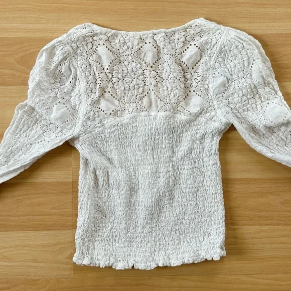 Free People Confection Top in Evening Cream - Picture 10 of 11